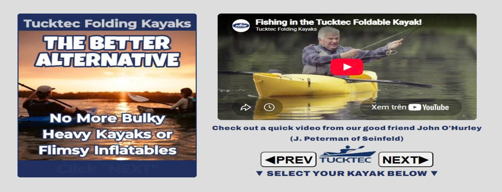 Tucktec Folding Kayaks